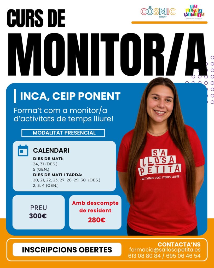 Cartell Curs Monitor